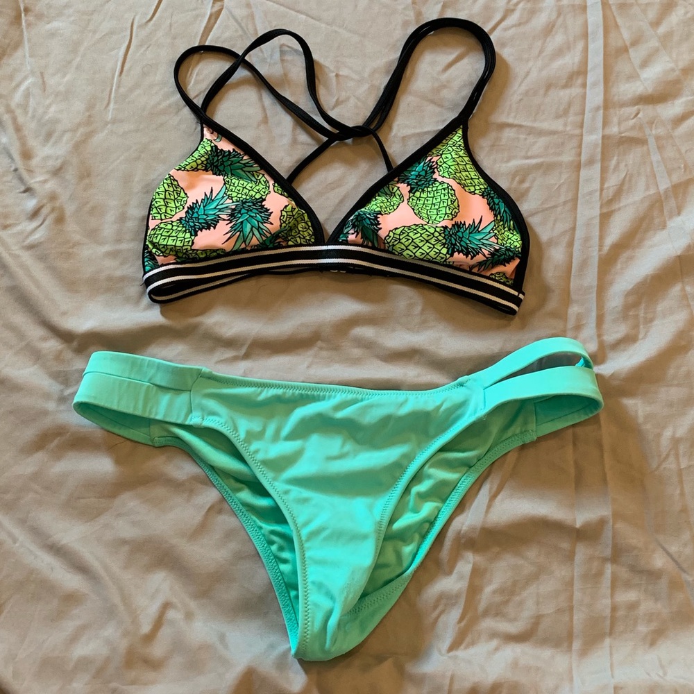 Target Pineapple Bathing Suit Set
